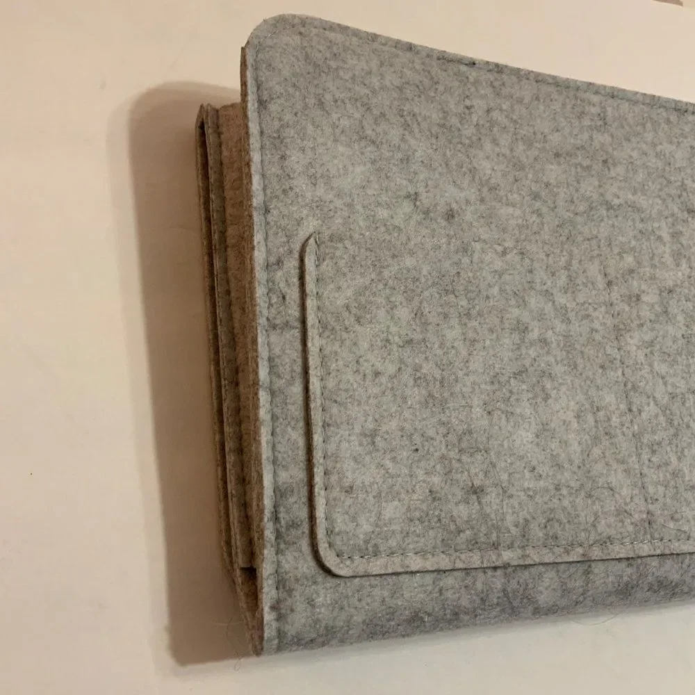 Bedside Caddy Organizer Grey Felt Large New